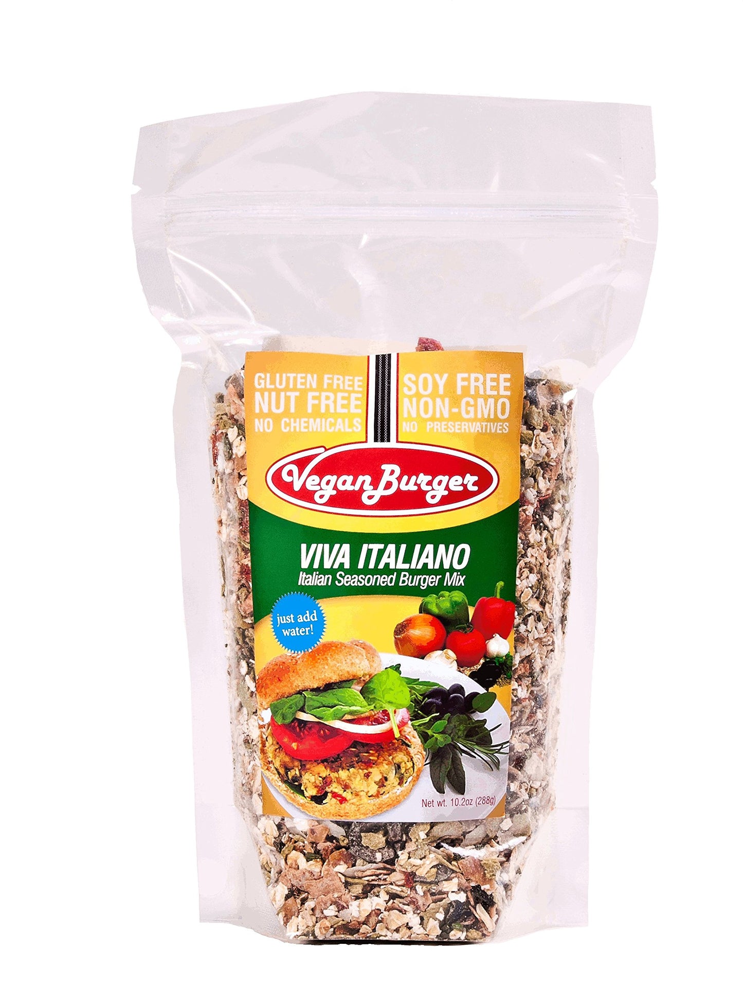 Vegan Burger Patties - 10.2 Ounce Pack (9 Patties) - Plant-Based, No Meat