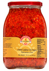 Crushed Calabrian Chili Pepper, Paste/Spread, 33.5 oz Club Pack Size, All Natural, Non-GMO, Product of Italy, Glass TuttoCalabri