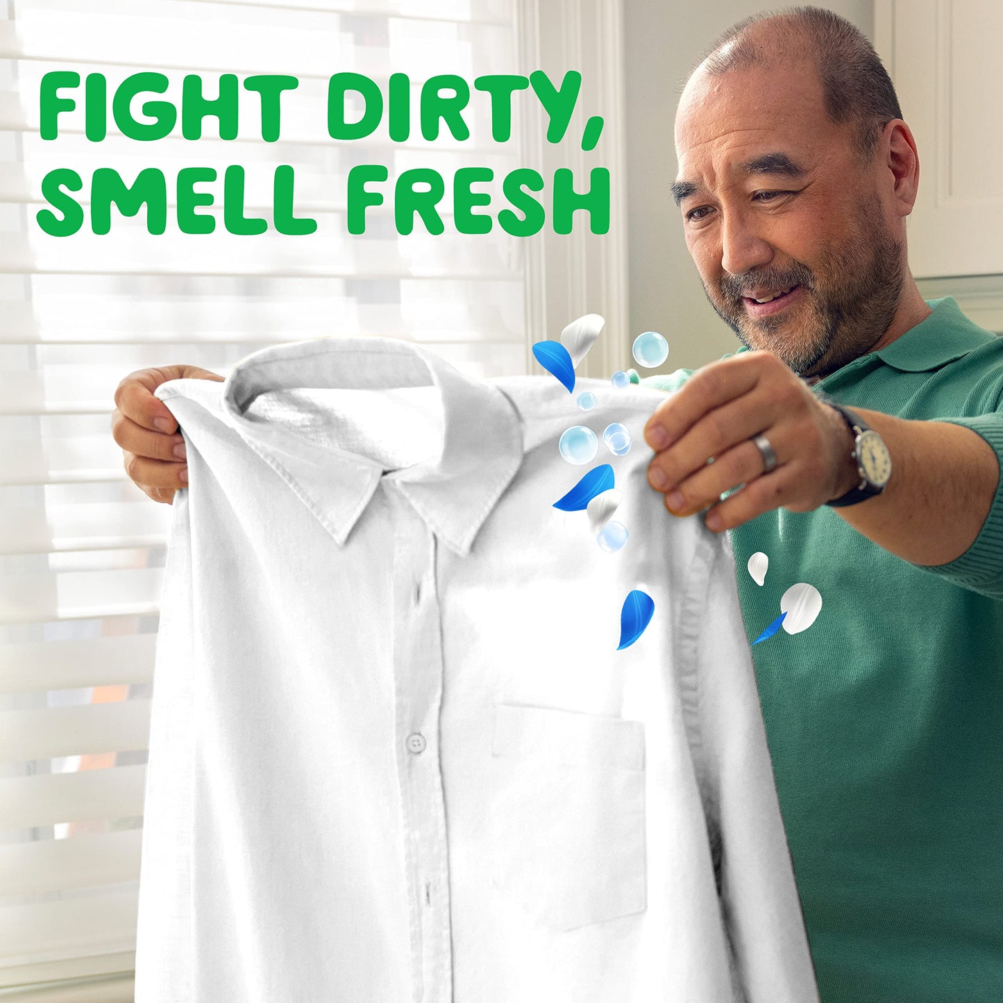 Gain Flings Ultra Oxi Laundry Detergent Pacs, 112 Count, Waterfall Delight Scent, 3-In-1, He Compatible