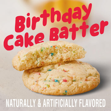 Betty Crocker Soft Baked Cookie Mix, Birthday Cake Batter, 16.8 oz, Pack of 1