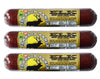 PEARSON RANCH Wild Game Elk Summer Sausage Pack of 3-7oz Summer Sausage, Exotic Meat, Low-Carb, Gluten-Free, MSG-Free,