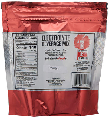 Sqwincher 1.26 Ounce Fruit Punch Flavor Qwik Serv Powder Concentrate Package Electrolyte Drink