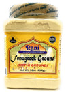 Rani Fenugreek (Methi) Seeds Ground Powder 16oz (1lb) 454g Jar, Trigonella foenum graecum ~ All Natural | Vegan | Gluten Friendl