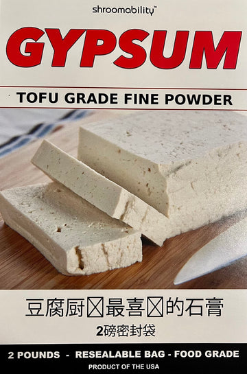 Tofu Gypsum Powder 2 Lb Coagulent For Tofu, Tofu Pudding & Tofu Custard - Food Grade Product Of Usa