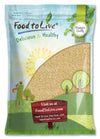 Food to Live Buckwheat Groats, 6 Pounds - Hulled Whole Grains, Raw, Kosher, Vegan, Sirtfood, Bulk, Good Source of Dietary Fiber,