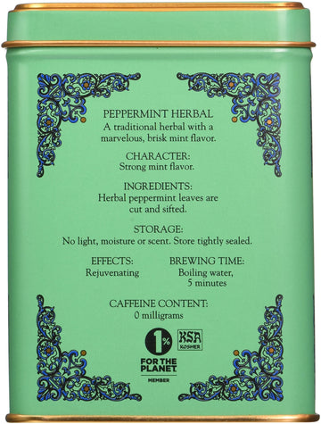 Harney & Sons Peppermint Herbal Tin, 20 Count