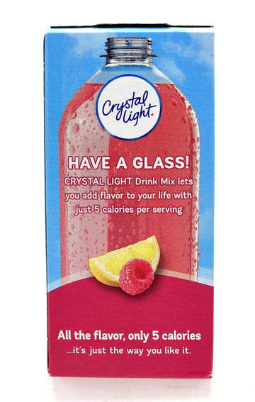 Crystal Light On The Go Raspberry Lemonade, 10-Packet Boxes (Pack of 4)