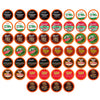 Two Rivers Coffee Hot Chocolate Pods Sampler, 52 Count, Compatible with K Cup Brewers, Coffee and Cocoa Variety