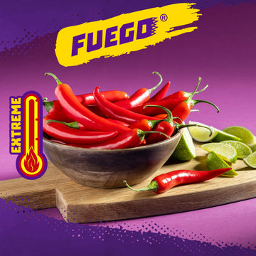 Takis Fuego 40 Pc / 1 Oz Multipack, Hot Chili Pepper & Lime Flavored Extreme Spicy Rolled Tortilla Chips