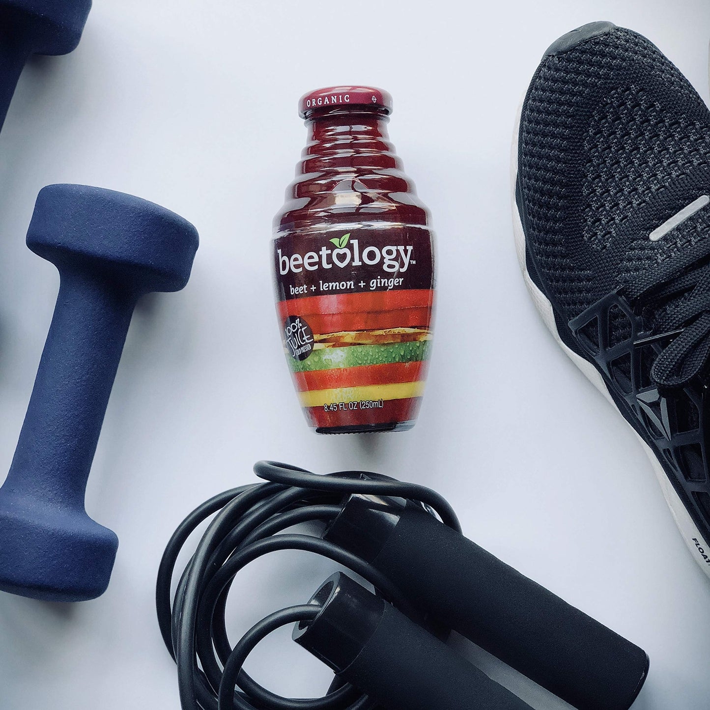 Beetology Organic Beet, Lemon and Ginger Juice 8.45oz (6 Pack) | 100% Cold Pressed | Heart Healthy | Nutrient Packed Vegetable J