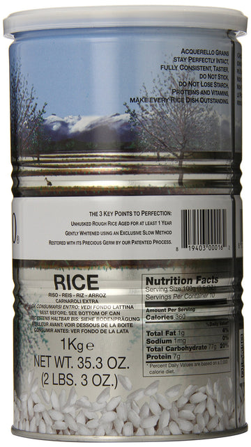 Acquerello Rice, 2Lb-3 Ounce Tin