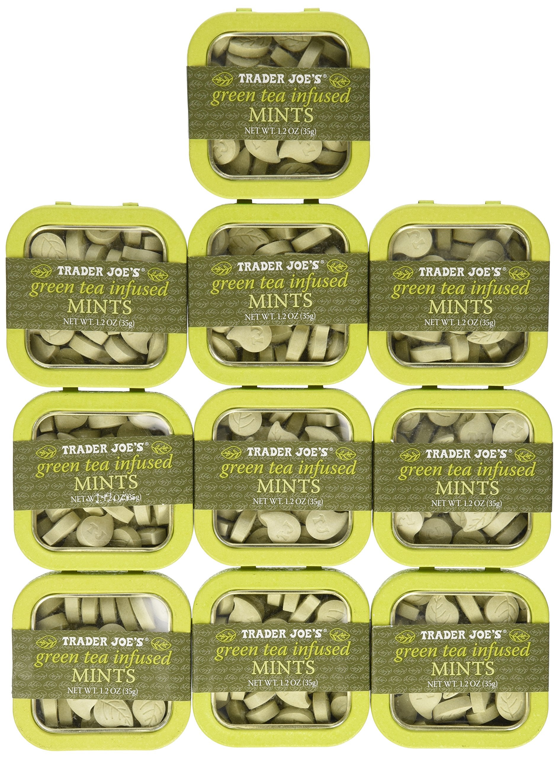 10 Tins Of Trader Joe'S Green Tea Infused Mints