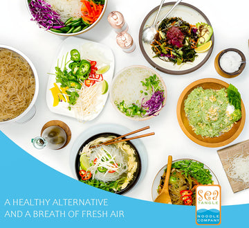 Sea Tangle Kelp Noodles (12Oz) - Pack Of 2 - Low Calorie Asian Noodles For Healthy Noodle Dishes - Gluten Free, Keto Noodle Sub