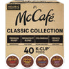 Mccafe Classic Collection, Single-Serve Coffee K-Cup Pods, Classic Collection Variety Pack, 40 Count