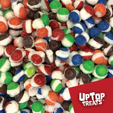 Uptop Treats Freeze Dried Candy, Berry Moon Rocks, Crunchy Sour Candy For Asmr, Berry Punch, Strawberry, Melon Berry, Wild Cherr