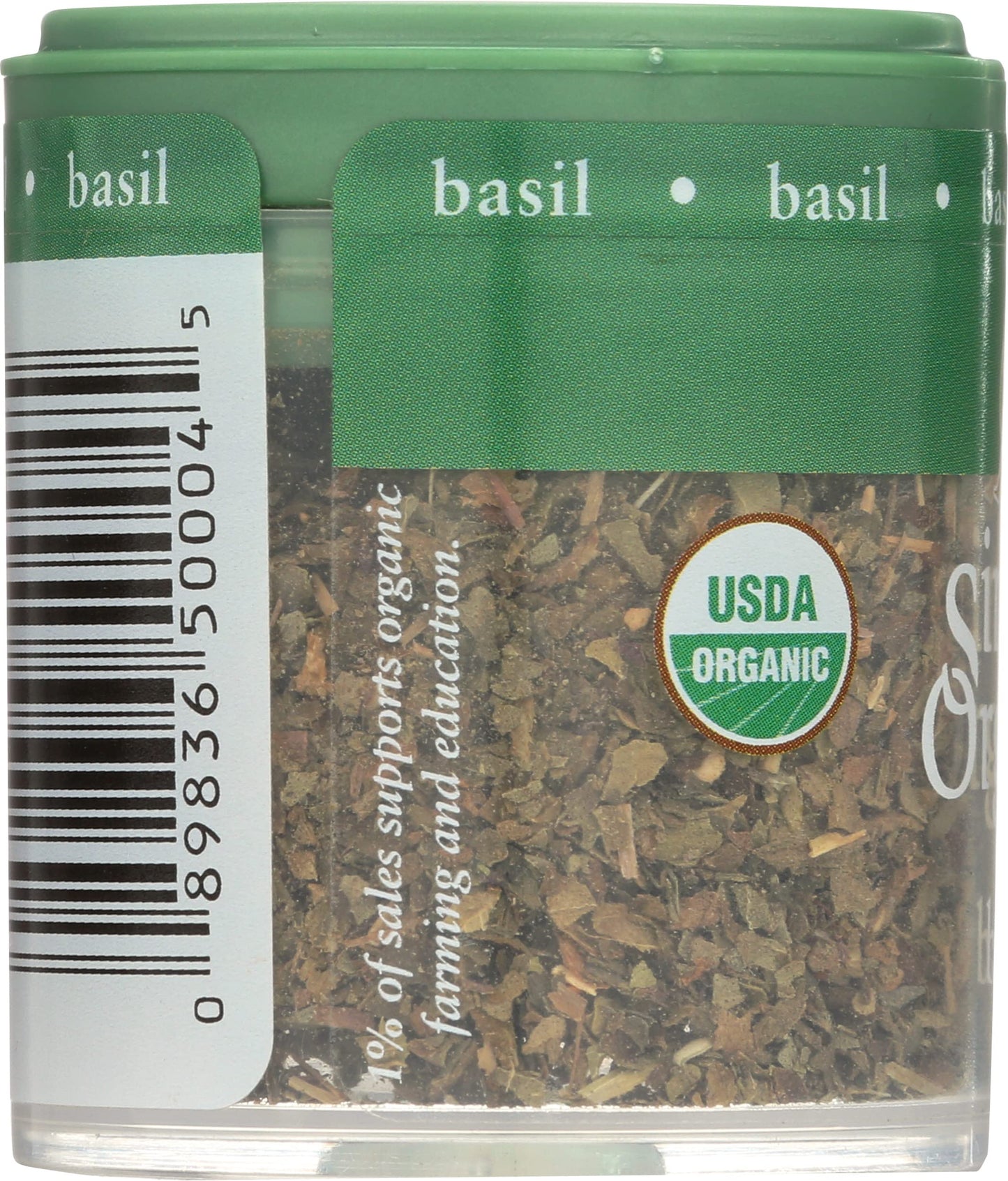 Simply Organic Sweet Basil Leaf, Cut & Sifted, Certified Organic | 0.18 oz | Ocimum basilicum