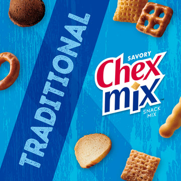 Chex Mix Traditional Savory Snack Mix, 8 Oz