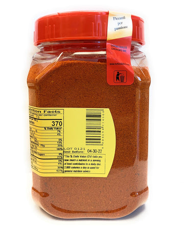 Tuttocalabria Chili Powder, Calabrian Hot Chili Powder, Spicy Italian Seasoning, 350 Gm (12.3 Oz) All Natural, Non-Gmo, Product Of Italy