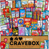 Cpartybox Snacks Variety Pack For 18+ Uses (65 Count) Halloween Candy Variety Pack Care Package - Gifts For Men Birthday Gifts For Men Snacks Variety Pack For Kids