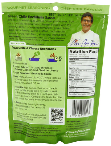 Frontera Foods Enchilada Sauce, Green Chile, 8 Ounce (Pack Of 6)