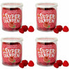 Super Garden Freeze Dried Raspberries 4 Pack | Crunchy Freeze Dried Berries for Snacking, Topping, or Baking | Ideal Sugar Free