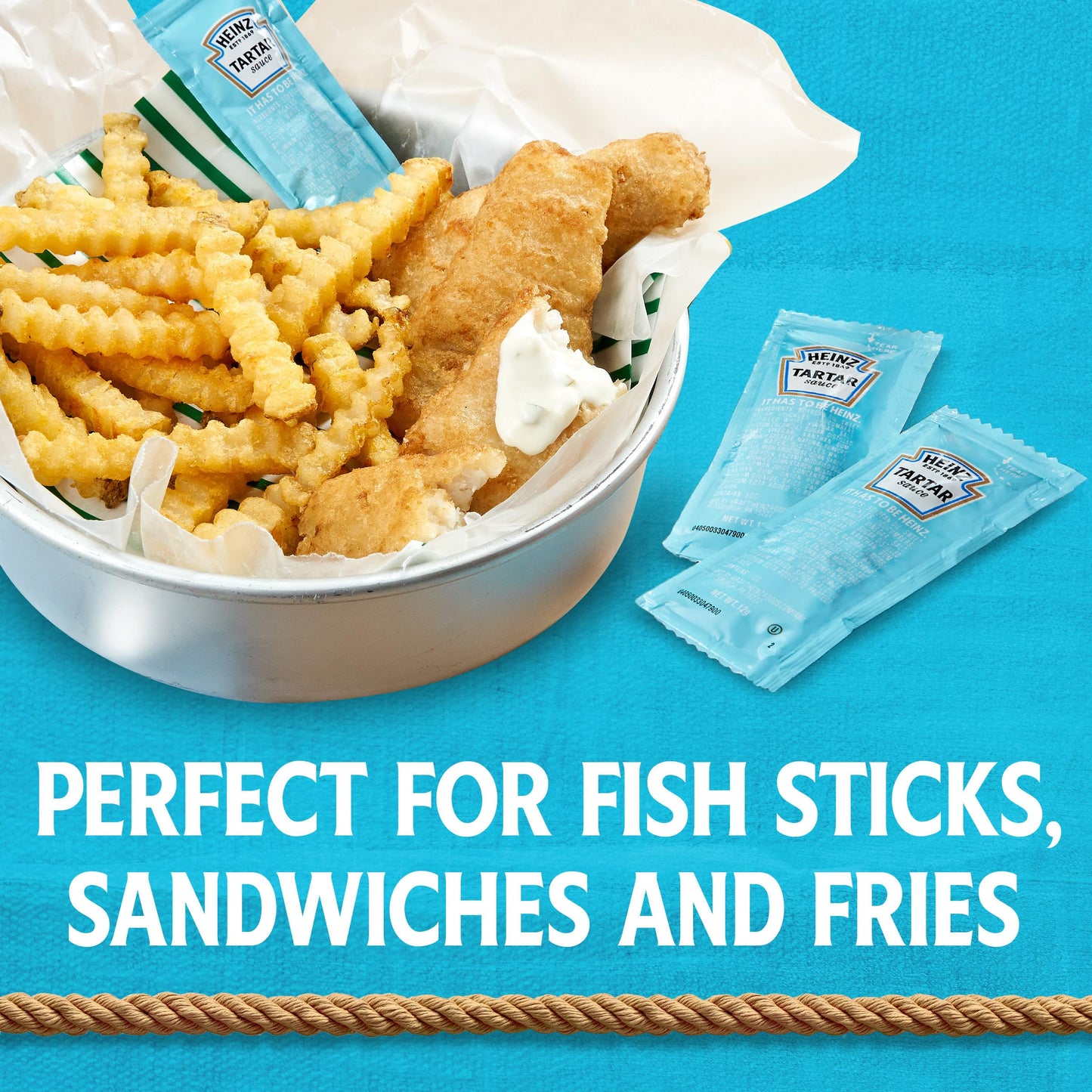 Heinz Tartar Sauce Single Serve Packet 0.4 Oz (Pack of 200)