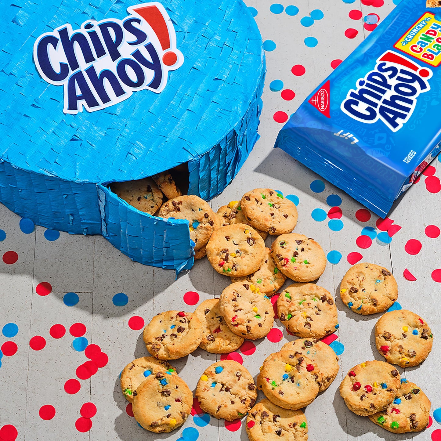 CHIPS AHOY! Crunchy Candy Blasts Chocolate Chip Cookies, 12.4 oz