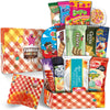 Midi International Snack Box | Premium Exotic Foreign Snacks | Unique Snack Food Gifts Included | Picnic Box Theme | Candies Fro