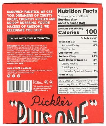 Tofurky Original Deli Slices, 5.5 Oz