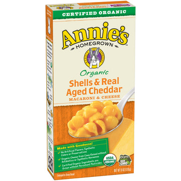 Anne's Homegrown Organic Shells & Real Aged Cheddar Macaroni & Cheese (1 x 6 OZ)