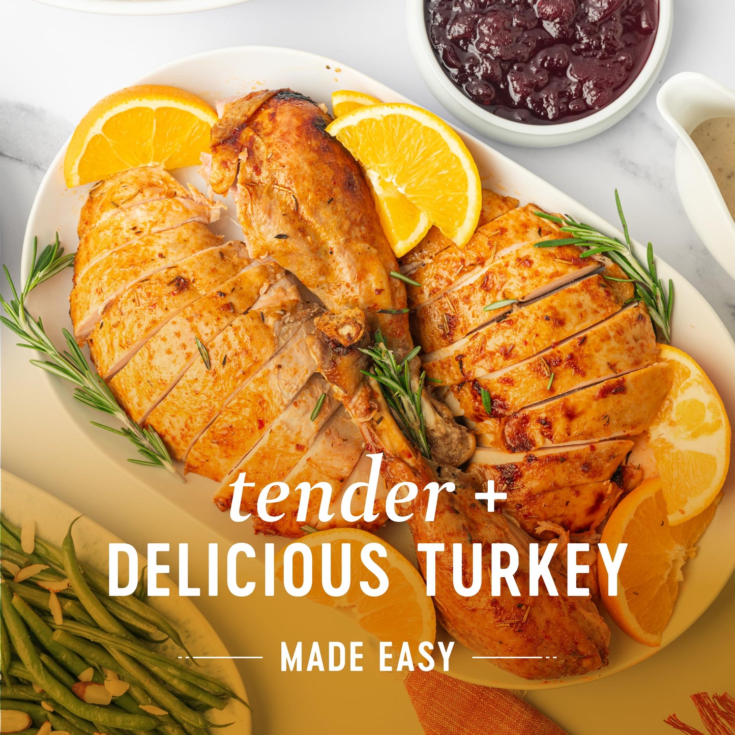 San Francisco Salt Company Organic Turkey Brine Kit - Garlic Rosemary, 13 oz, BPA-Free Brine Bag for Whole or Smoked Turkey