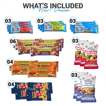 Healthy Snacks, Care Package 67 Count Premium Healthy Mixed Snack Box & Snacks Gift Variety Pack - Great For Home, Lunches, Work