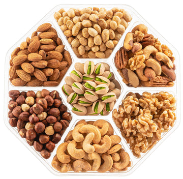 Nut Haven Thanksgiving Nuts Gift Basket - Extra Large Assorted Sweet & Roasted Salted Gourmet Nuts - Holiday Gift Box