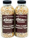 Amish Country Popcorn | 2-14 Oz Bottles | Extra Large Caramel Type Popcorn Kernels | Old Fashioned, Non-Gmo And Gluten Free (2-1
