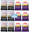 Boulder Canyon |Variety 12 Pack | 6 Sea Salt & Cracked Pepper, 6 Malt Vinegar & Sea Salt | Kettle Style Potato Chips| 1.5 Ounce