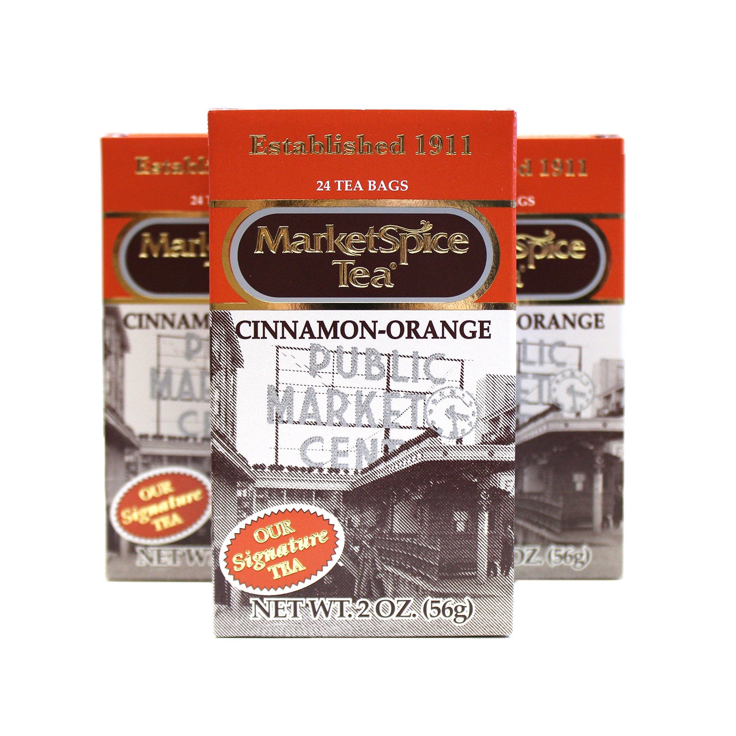 Market Spice Cinnamon-Orange Tea Bag, 24-Count (Pack Of 3)