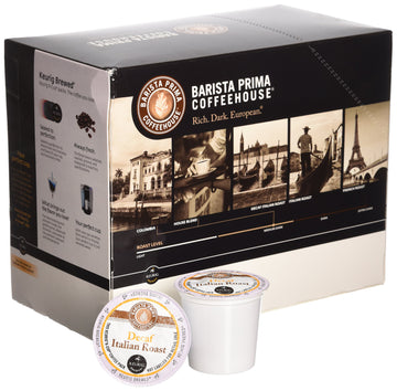 Barista Prima Decaf Italian Roast (2 Boxes Of 24 K-Cups)