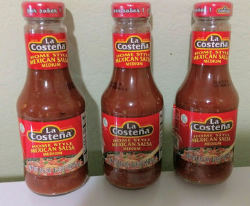 La Costena Salsa 16.7Oz Bottle (Pack Of 3) (Homestyle Mexican - Medium)