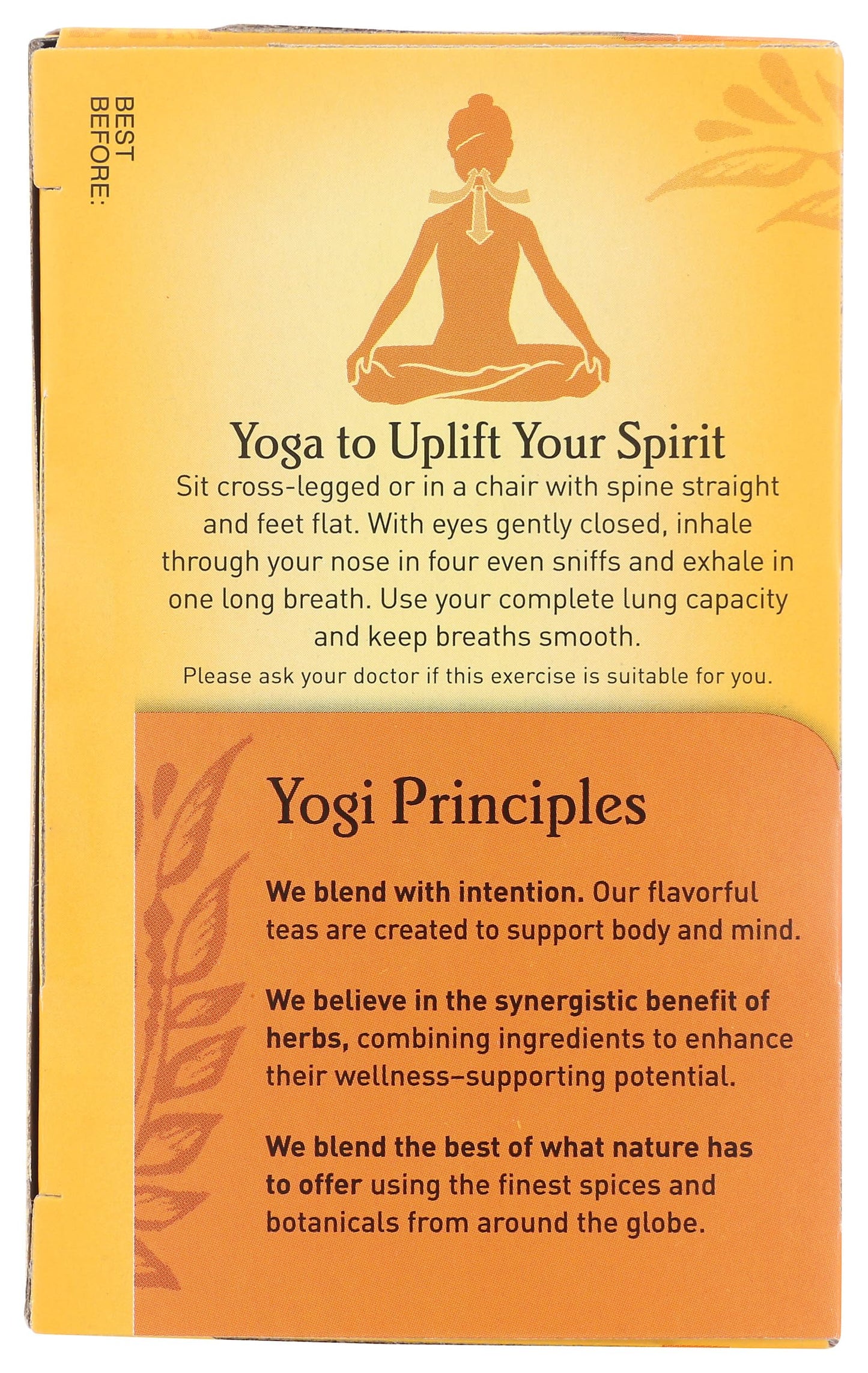 Yogi Sweet Tangerine Positive Energy, 16 Tea Bags, Packaging May Vary (Pack Of 1)