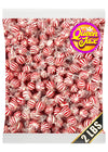 Peppermint Jumbo Mints - 2 Pound Bag - Bulk Jumbo Mints - Individually Wrapped Candies