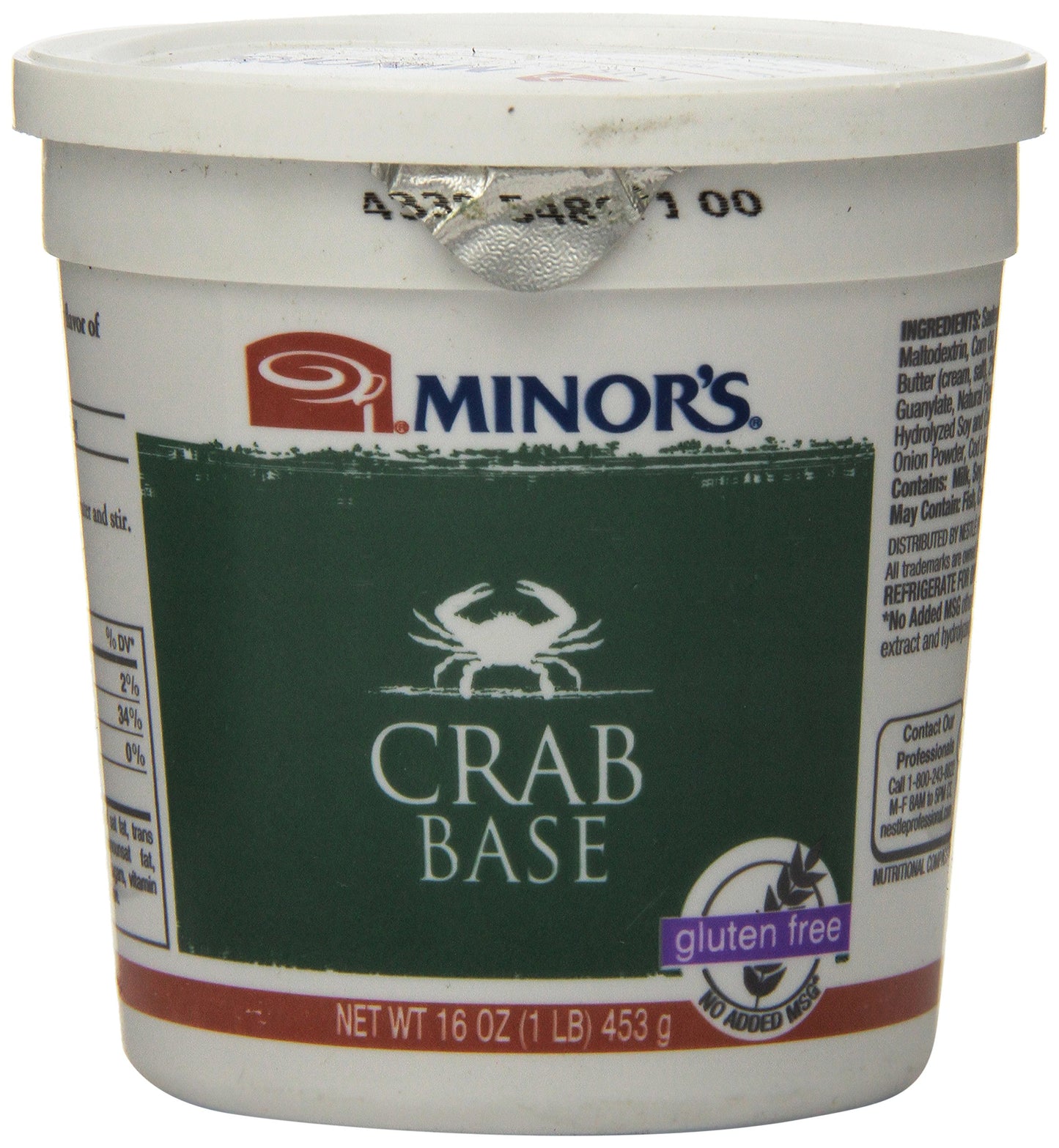 Minors Crab Base 16 Ounce