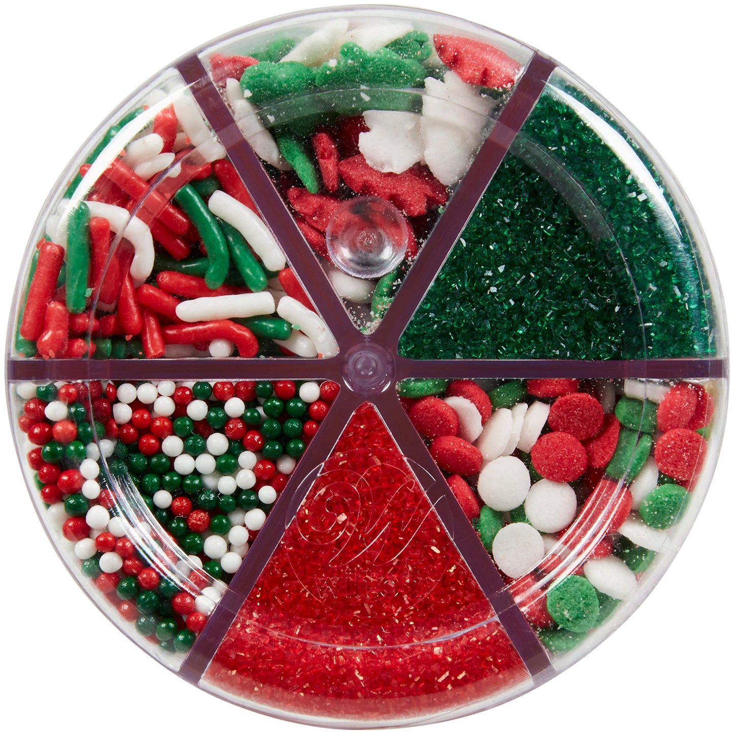 Wilton Holiday Sprinkles Six Cell Holiday Mix Assortment, 6.7Oz