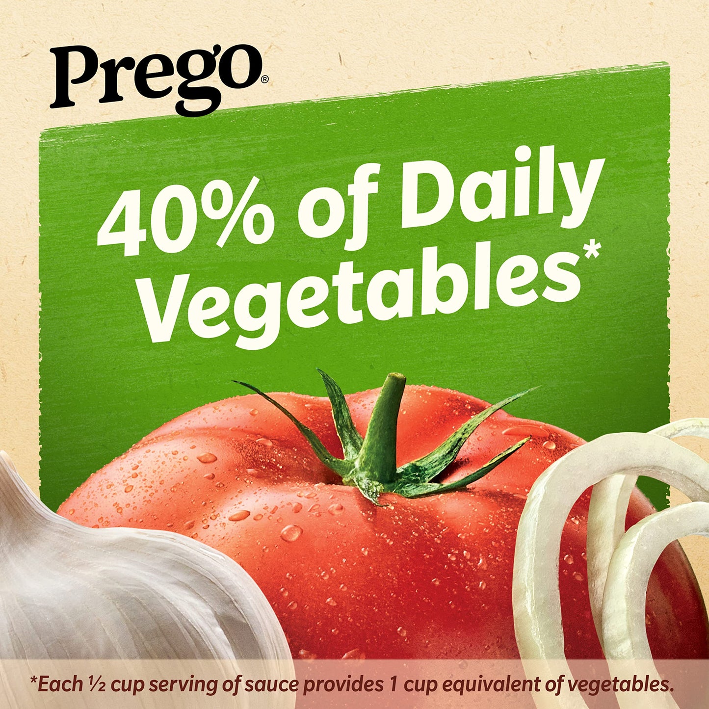 Prego Chunky Tomato with Garlic and Onion Pasta Sauce, 45 Oz Jar (Case of 6)