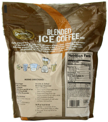 DaVinci Gourmet Ice Coffee Mocha Blended Drink Mix 3 Pounds