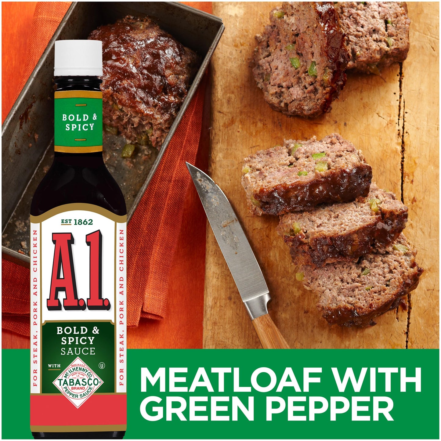 A.1. Bold & Spicy Sauce Bottle, 10 Oz (Pack of 4)