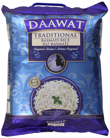 Daawat Traditional Basmati Rice, 10 Pound Packaging May Vary