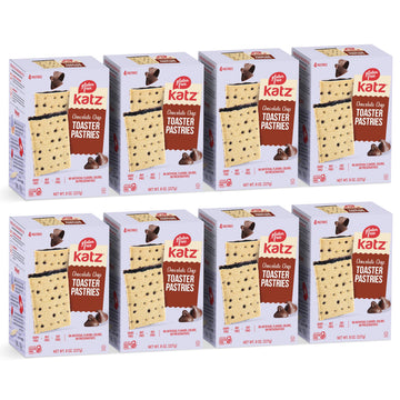 Katz Gluten Free Toaster Pastries. Chocolate Chip.Gluten Free, Dairy Free, Nut Free, Peanut Free, Soy Free. Kosher Snacks 8 OZ (