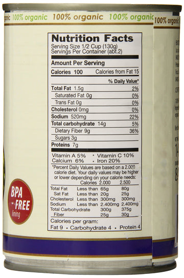 Bioitalia Green Peas, 14-Ounce (Pack Of 12)