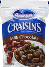 Ocean Spray Craisins Milk Chocolate Dried Cranberries (Pack of 4)