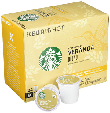 Starbucks Coffee K-Cup Pods, Veranda Blend, Blonde Roast Coffee, Notes Of Toasted Malt & Milk Chocolate, Keurig Genuine K-Cup Pods, 32 Count (Pack Of 3)